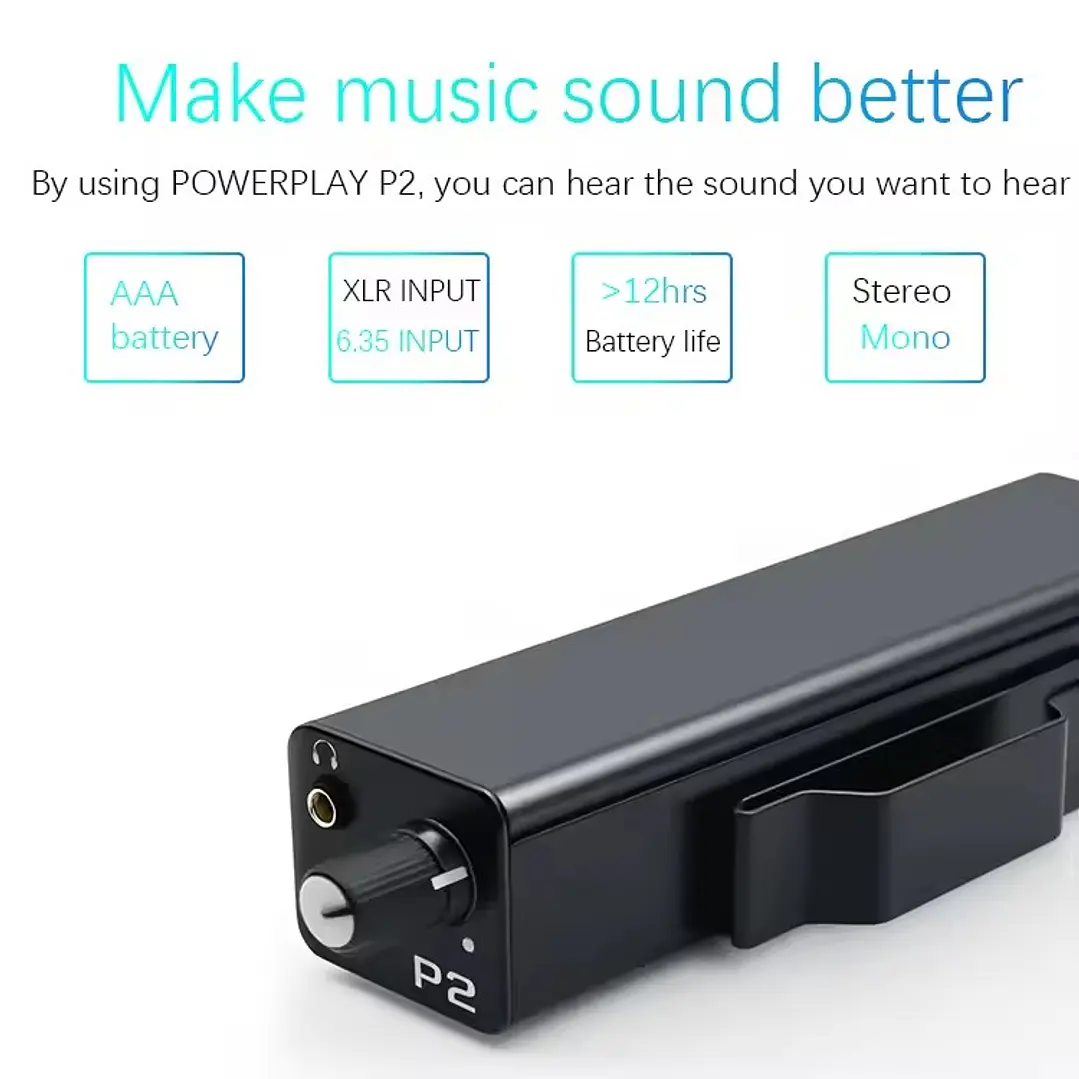 Amplificador de Audífonos In Ear P2 para Monitoreo Personal 6