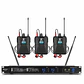 Sistema In Ear Inalámbrico DEBRA ER-202 con 3 Receptores | Monitor In Ear UHF Profesional - Miniatura 1