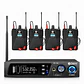 Sistema In Ear Inalámbrico DEBRA ER-102 UHF con 4 Receptores - Miniatura 1