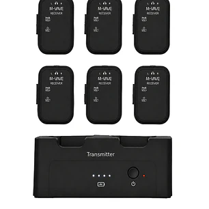 Sistema In Ear Inalámbrico M-VAVE WP-12 2.4 GHz con 6 Receptores