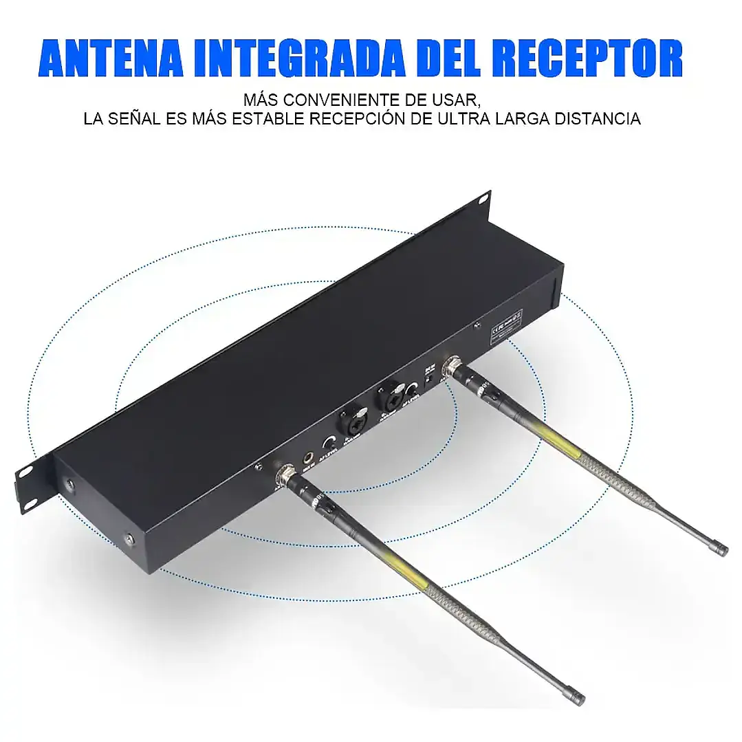 Sistema In Ear Inalámbrico DEBRA ER-202 UHF con 12 Receptores 2