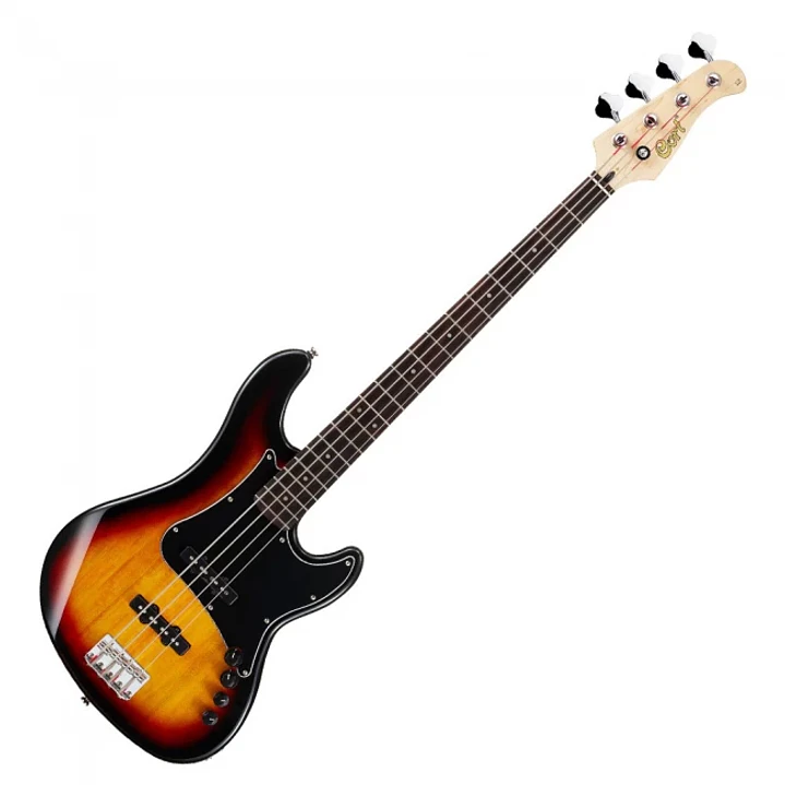 Bajo Eléctrico Cort GB34JJ-3TS 4 Cuerdas Jazz Bass Activo 3 Tone Sunburst 1