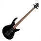 Bajo Eléctrico Cort C4 Deluxe BK 4 Cuerdas Activo Bartolini Black - Miniatura 1
