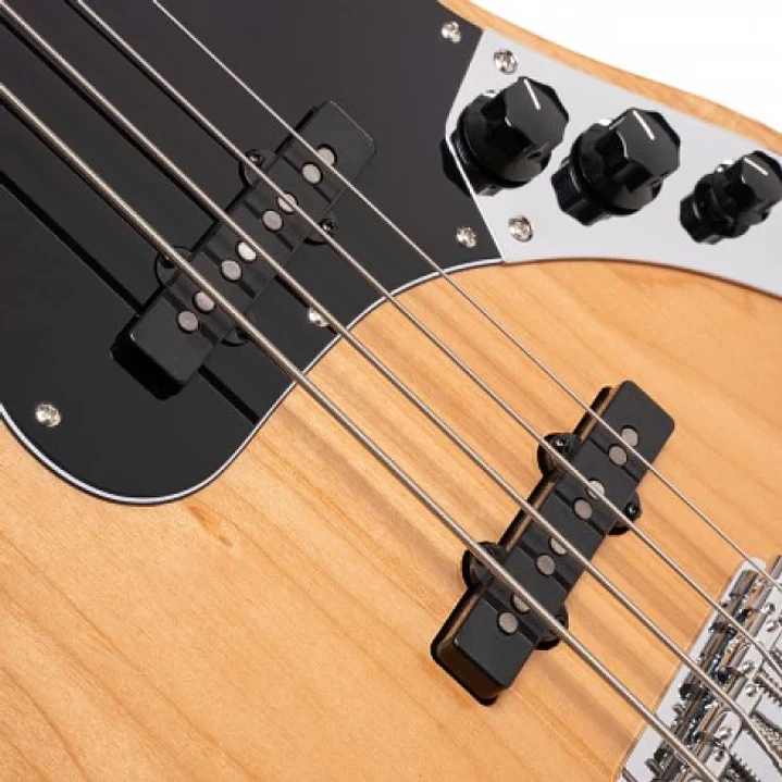 Bajo Eléctrico Cort GB64JJ-NAT 4 Cuerdas Activo Pasivo Jazz Bass Natural 3