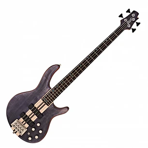 Bajo Eléctrico Cort A4 Plus FMMH OPLB 4 Cuerdas Activo Bartolini Artisan Blue Black