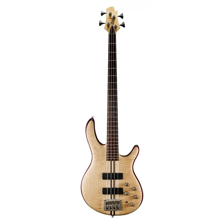 Bajo Eléctrico Cort A4 Plus FMMH OPN 4 Cuerdas Activo Bartolini Natural 1