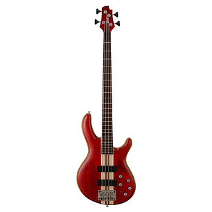 Bajo Eléctrico Cort A4 Plus FMMH OPBC 4 Cuerdas Activo Bartolini Black Cherry
