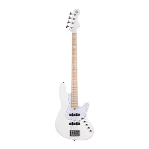 Bajo Eléctrico Cort Elrick NJS4-WHT 4 Cuerdas Activo Bartolini Jazz Bass White