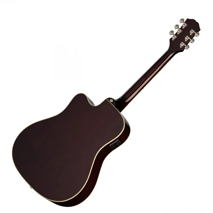 Guitarra Electroacústica Epiphone Hummingbird Studio EC Natural Cutaway Fishman Tapa Sólida 2