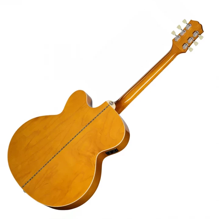 Guitarra Electroacústica Epiphone J-200 Studio EC Natural Super Jumbo Cutaway Fishman 2