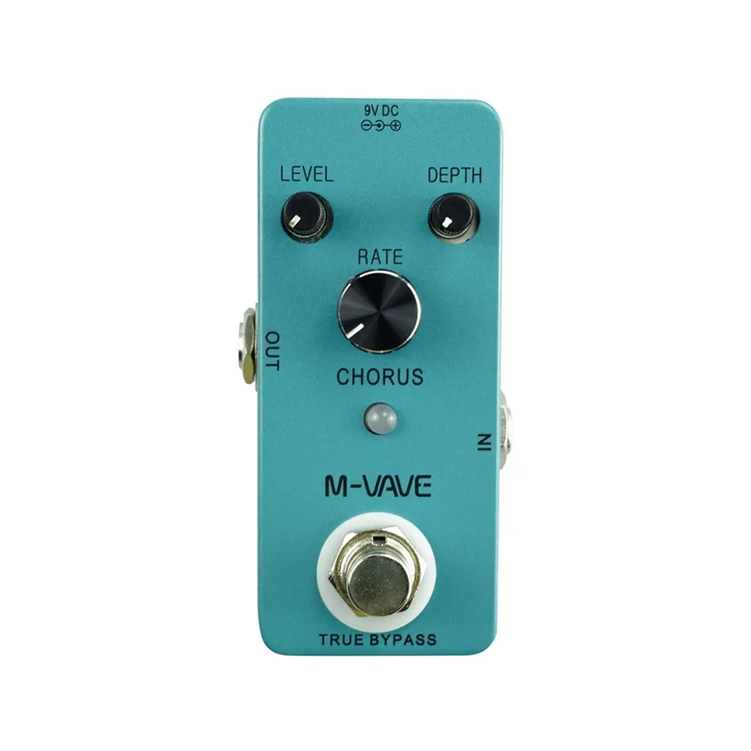 Pedal Chorus M-VAVE para Guitarra – Efecto Chorus Analógico True Bypass 1