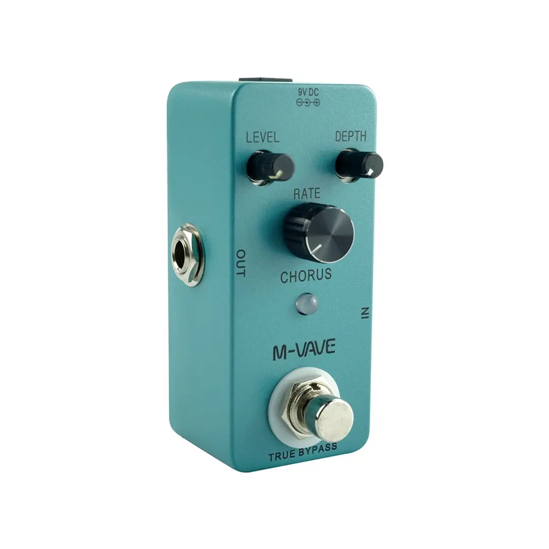 Pedal Chorus M-VAVE para Guitarra – Efecto Chorus Analógico True Bypass 6