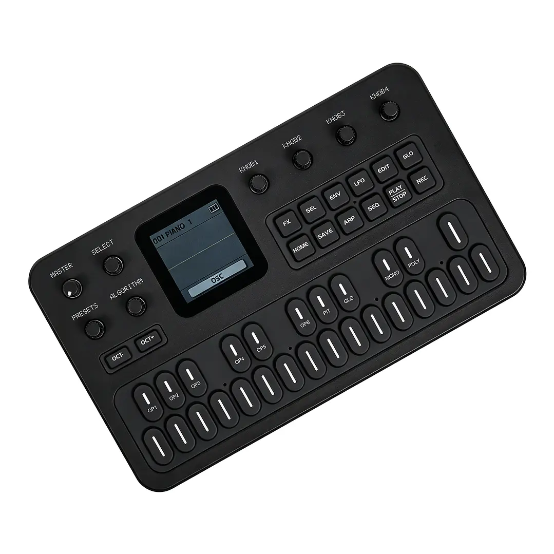 Sintetizador M-VAVE FM-1 Portátil FM 6 Operadores MIDI 2