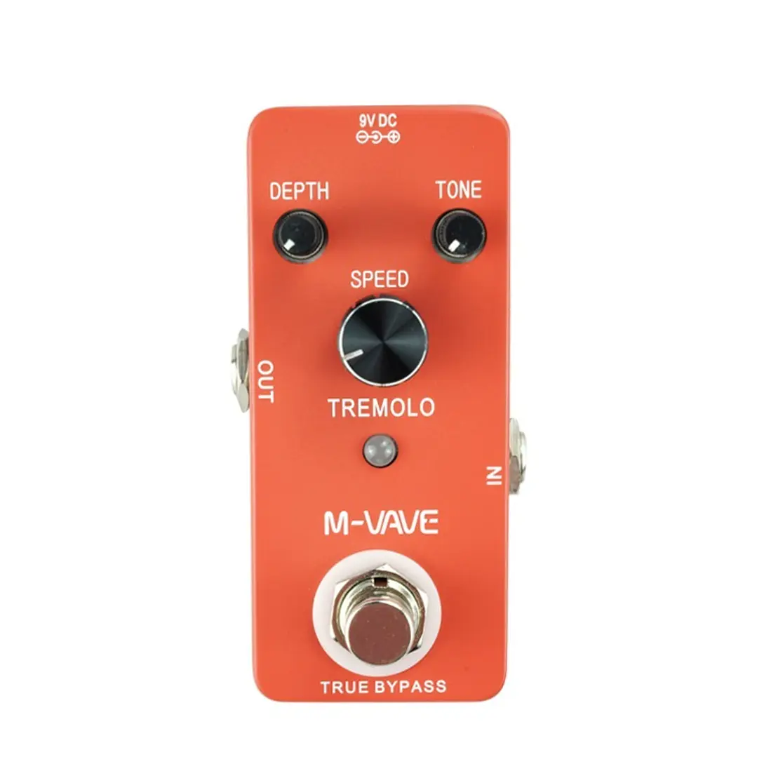 Pedal Tremolo M-VAVE ZH-TREMOLO para Guitarra – True Bypass 5
