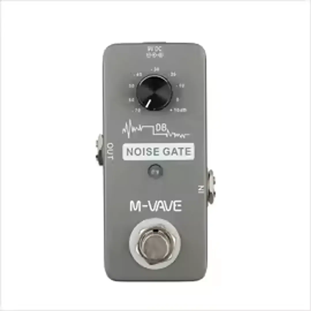 Pedal Noise Gate M-VAVE para Guitarra y Bajo – True Bypass 4