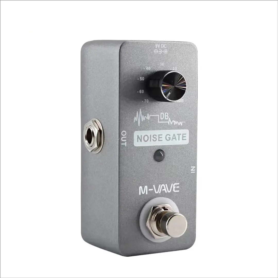Pedal Noise Gate M-VAVE para Guitarra y Bajo – True Bypass 1