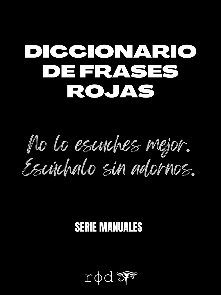 DICCIONARIO DE FRASES ROJAS 1