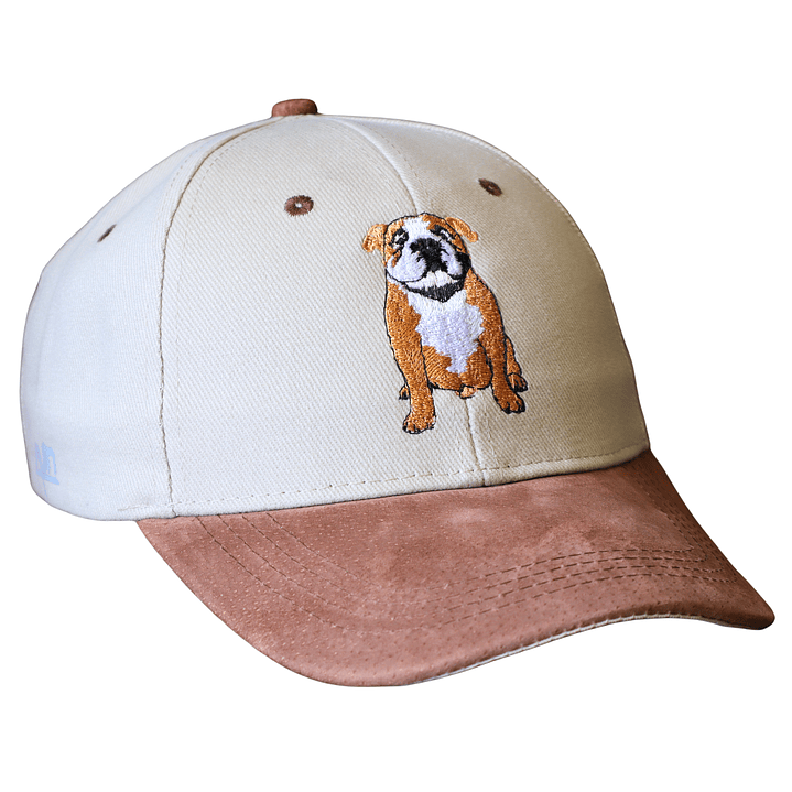 Jockey bordado con perro Bulldog Inglés  1