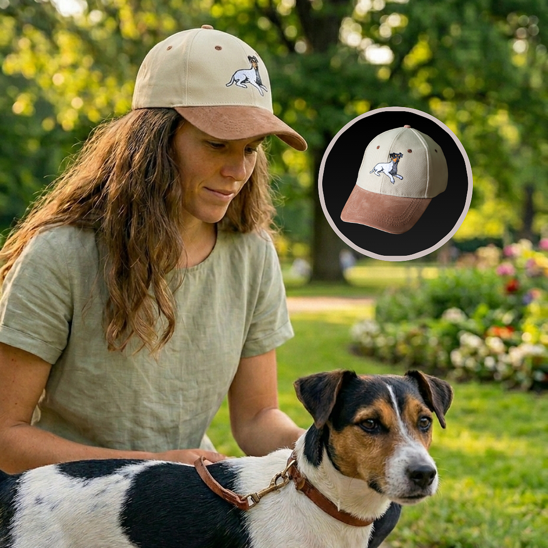 Jockey bordado con perro Terrier Chileno  3