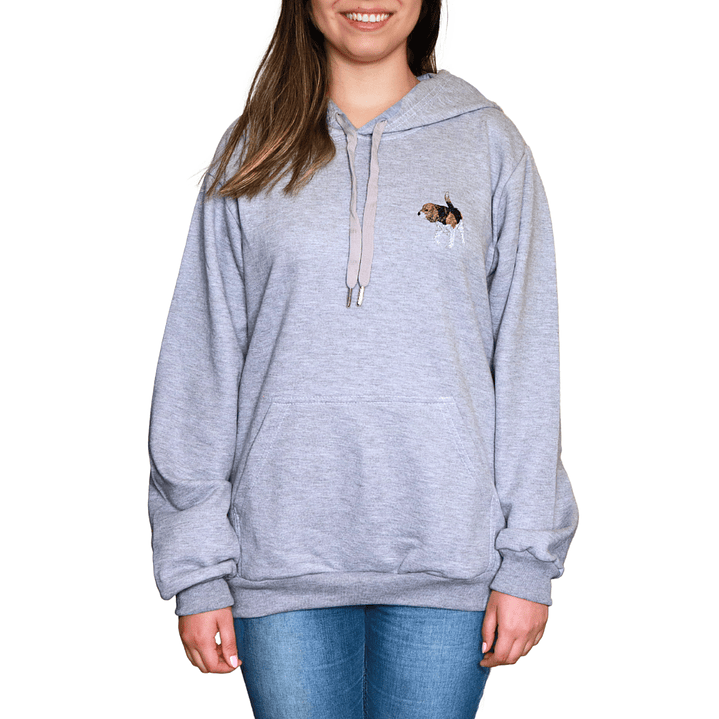 Polerón Mujer y Hombre  bordado con perro Beagle 1