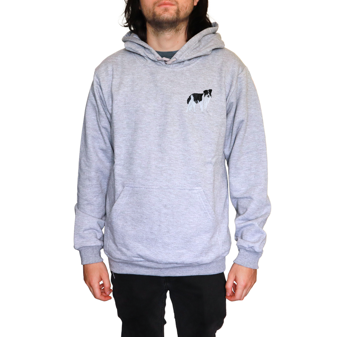 Polerón Mujer y Hombre  bordado con perro Border Collie  2