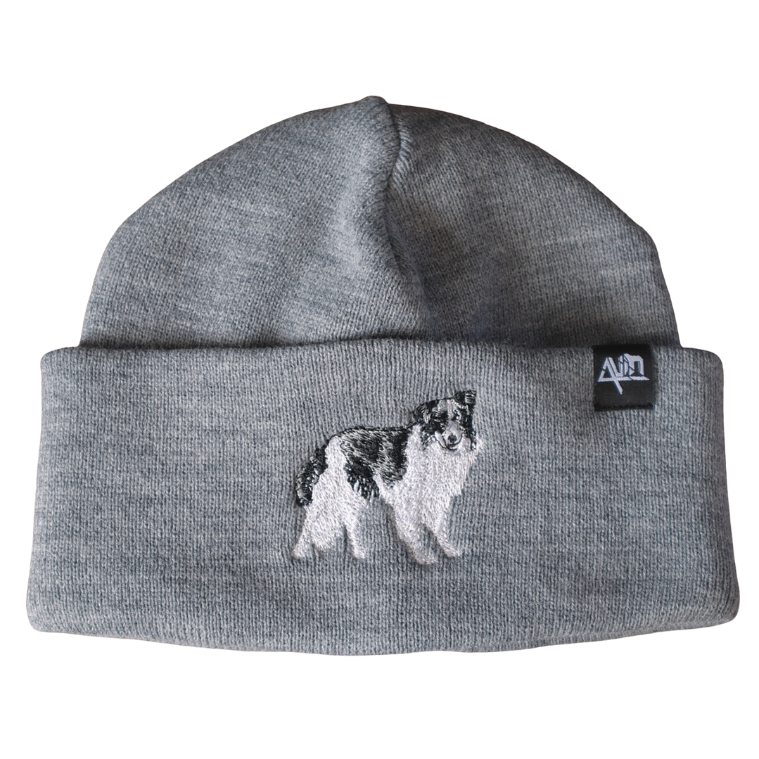 Gorro bordado con perro Border Collie 1