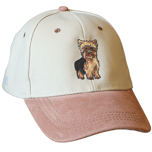 Jockey bordado con perro Yorkshire 