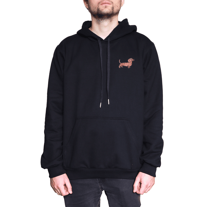 Polerón Mujer y Hombre bordado con perro salchicha Dachshund  4