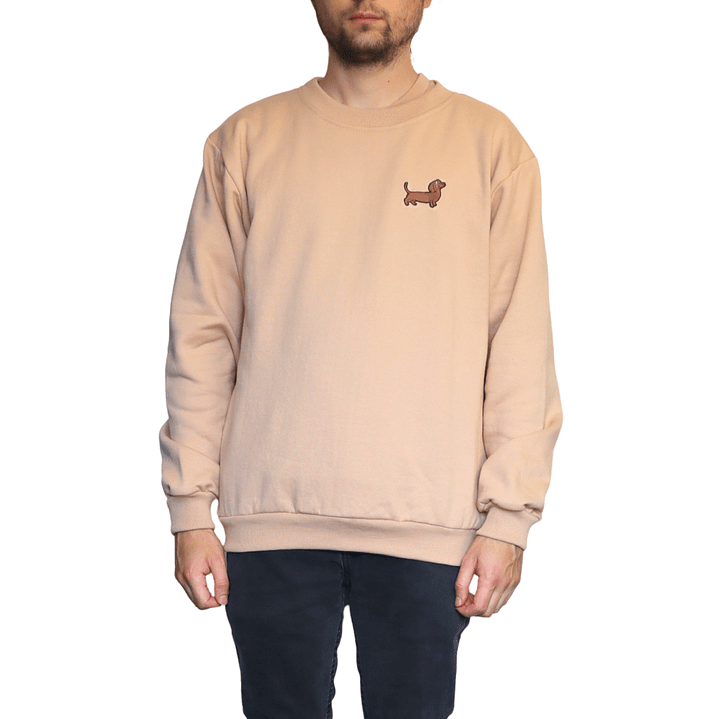 Polerón Mujer y Hombre bordado con perro salchicha Dachshund  2