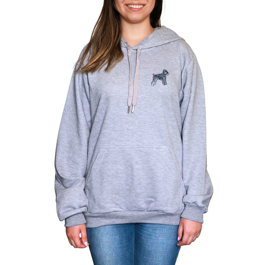 Polerón Mujer y Hombre bordado con perro Schnauzer  1