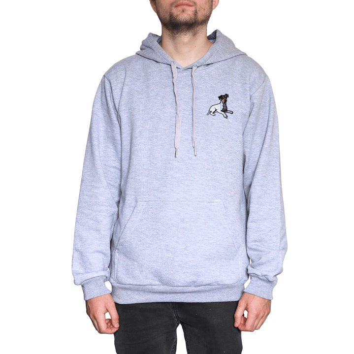 Polerón Mujer y Hombre bordado con perro Terrier Chileno  2