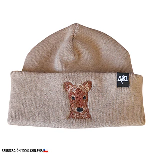 Gorro Bordado con  Pudú