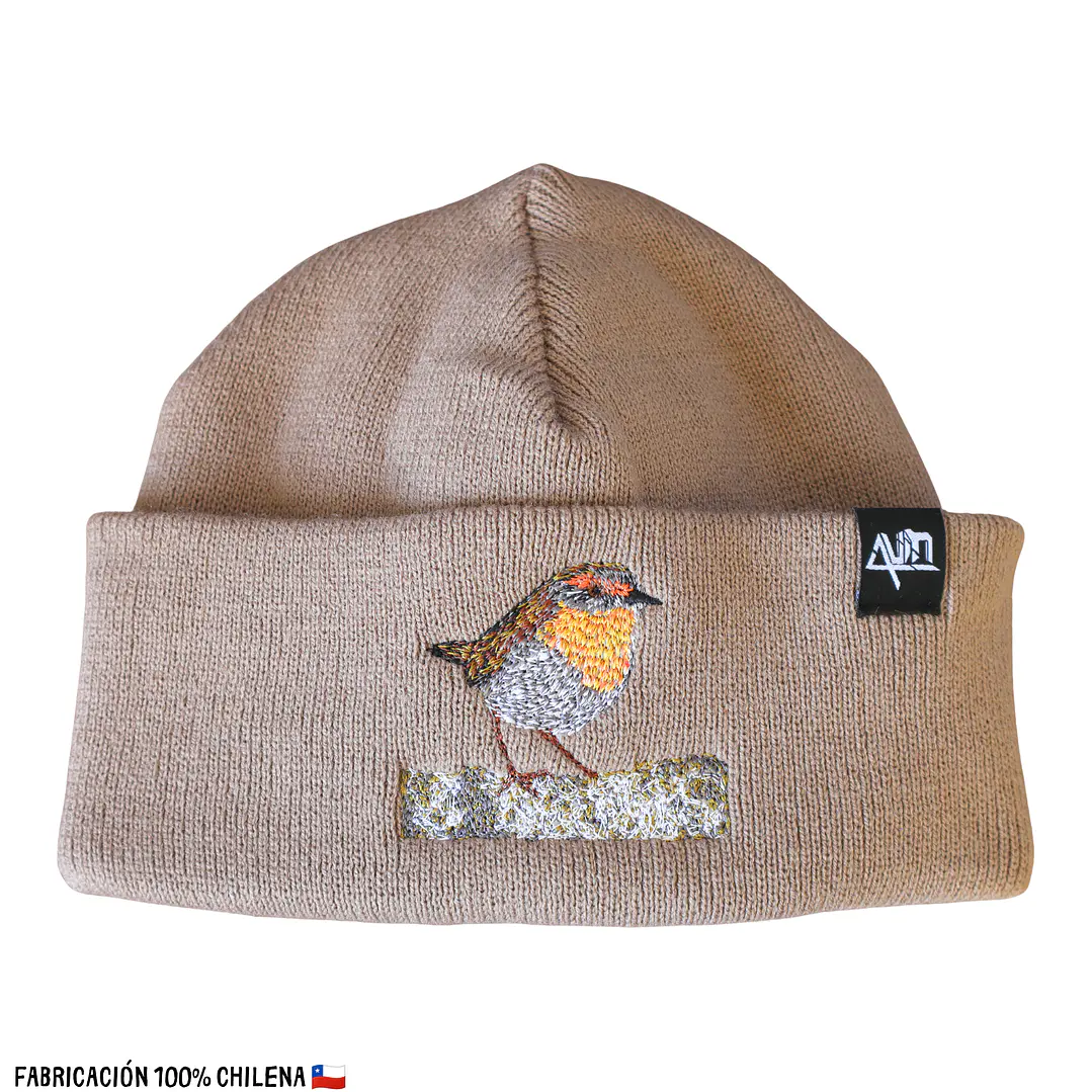 Gorro bordado con Chucao  1