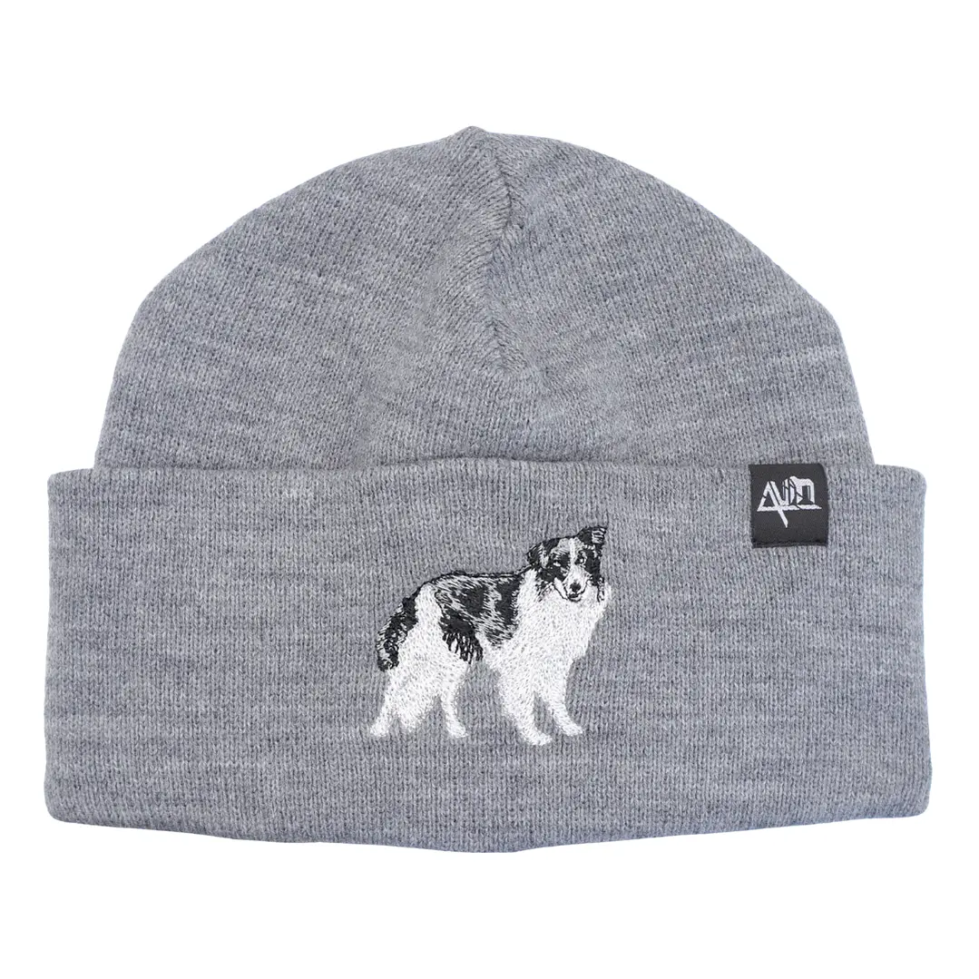 Gorro bordado con perro Border Collie 1