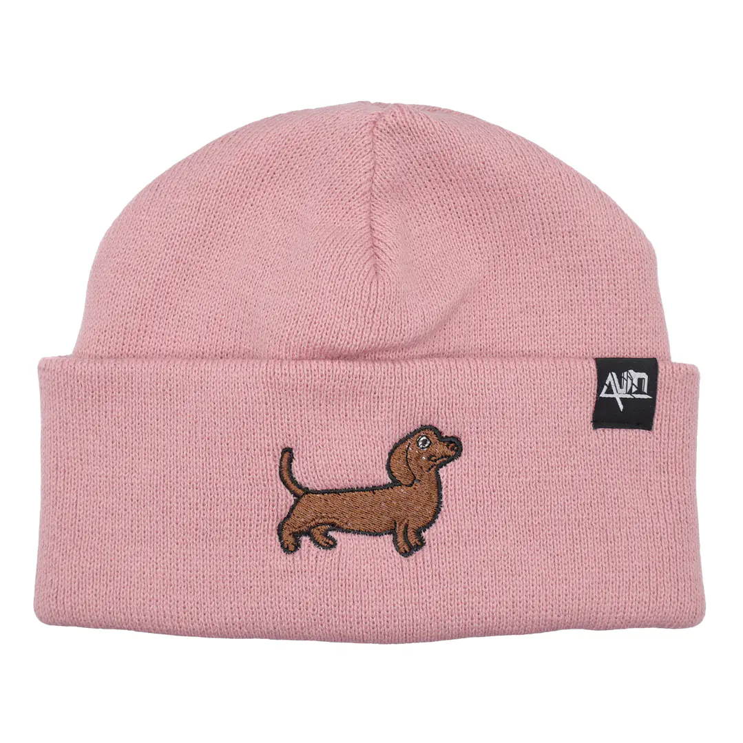 Gorro bordado con perro salchicha dachshund  4