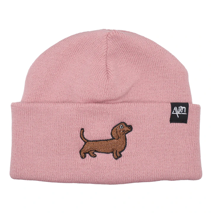 Gorro bordado con perro salchicha dachshund  4