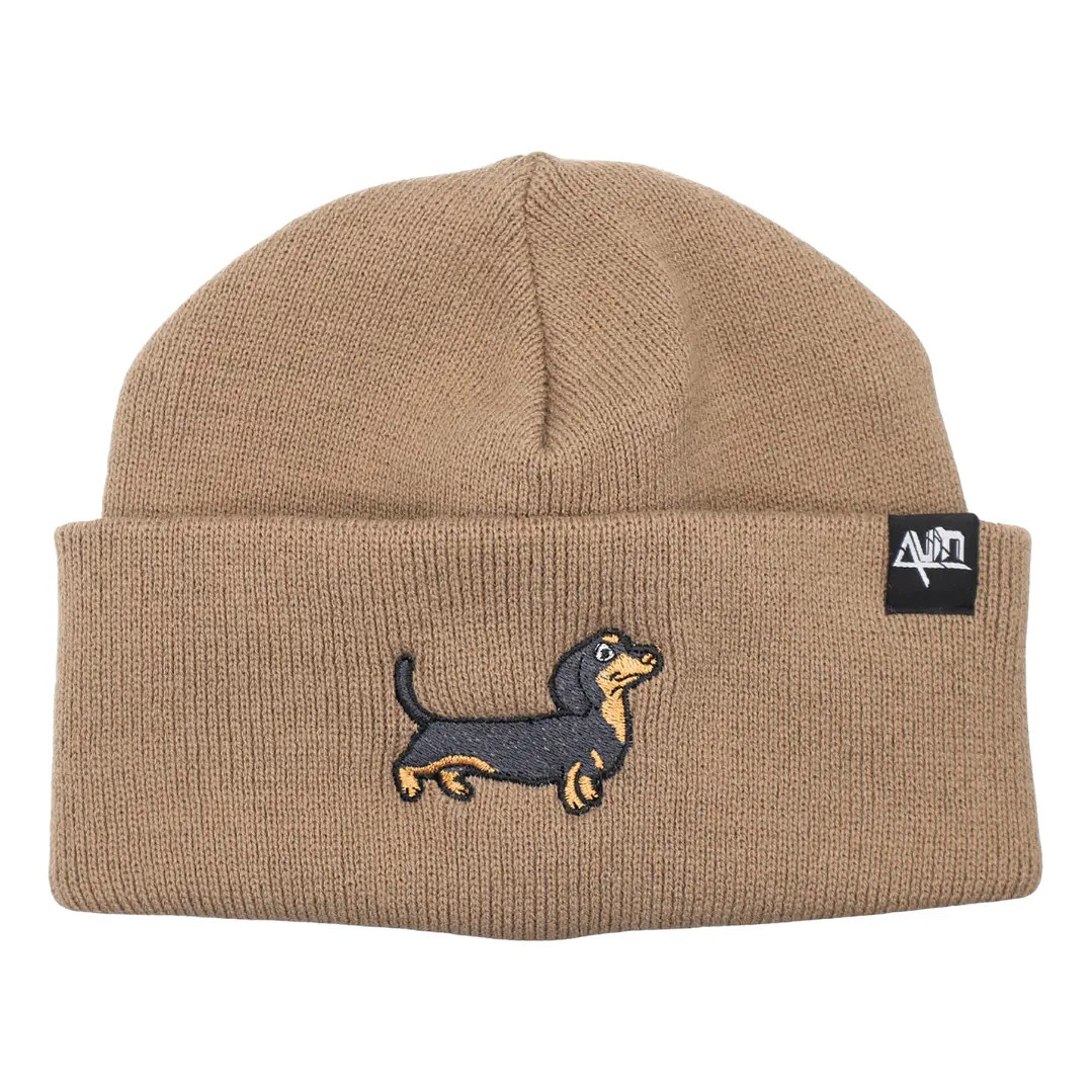 Gorro bordado con perro salchicha Dachshund  5