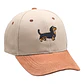 Jockey bordado con perro salchicha dachshund negro  - Miniatura 1