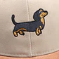 Jockey bordado con perro salchicha dachshund negro  - Miniatura 2