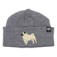 Gorro bordado con perro Pug  - Miniatura 2