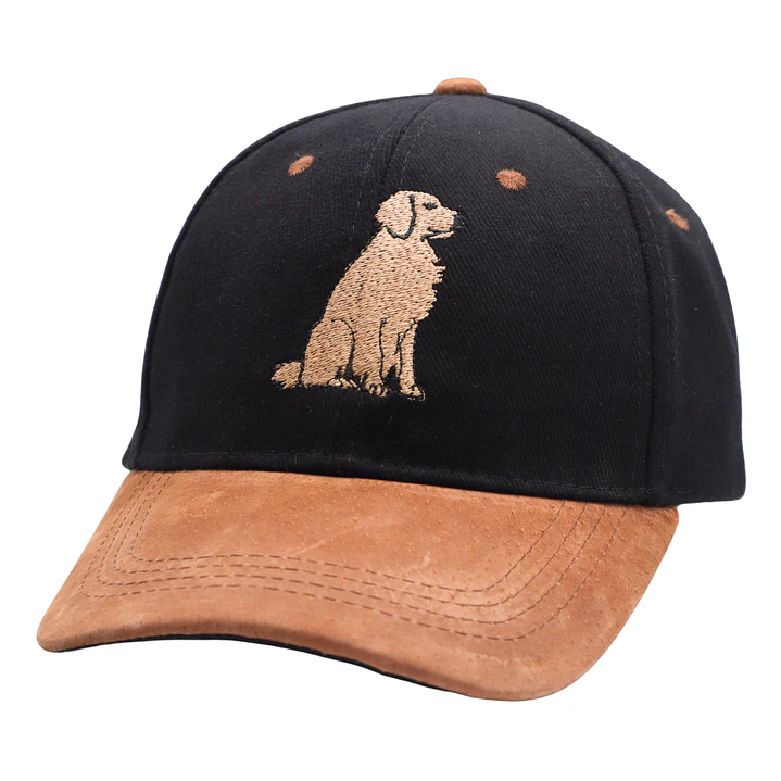 Jockey bordado con perro Golden retriever  3