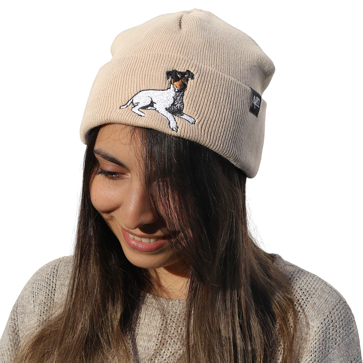 Gorro bordado con Terrier Chileno  3