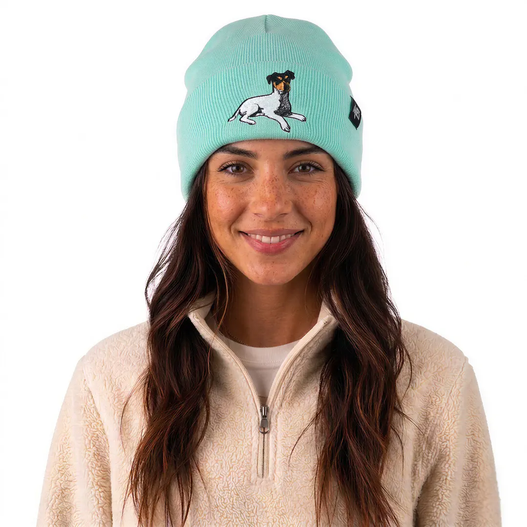 Gorro bordado con Terrier Chileno  4