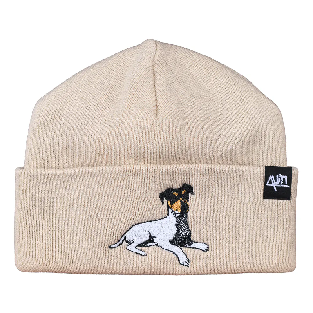 Gorro bordado con Terrier Chileno  1