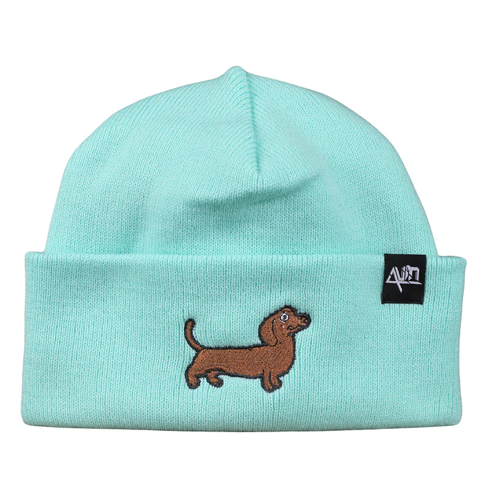 Gorro bordado con perro salchicha dachshund  6
