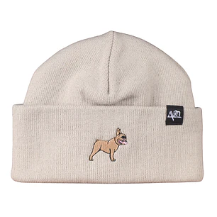 Gorro bordado con perro Bulldog Francés 