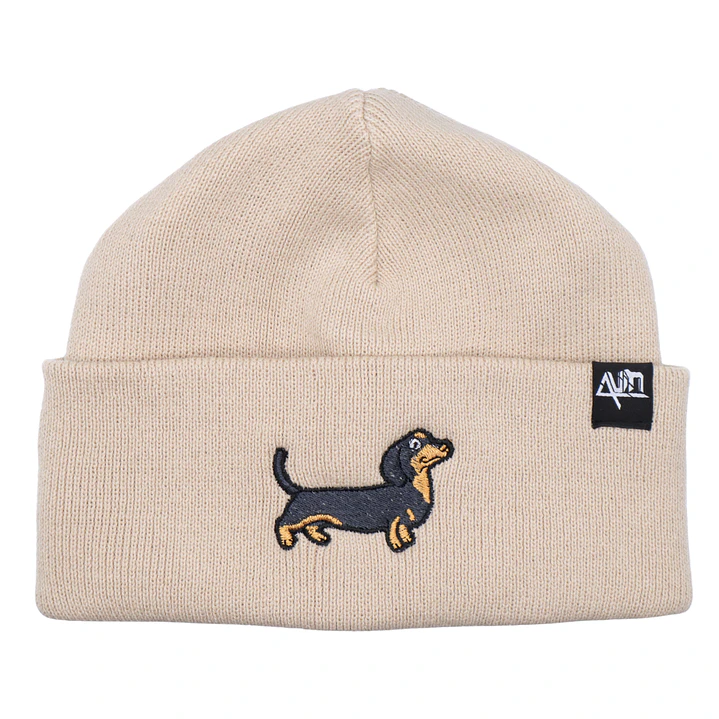 Gorro bordado con perro salchicha Dachshund  8