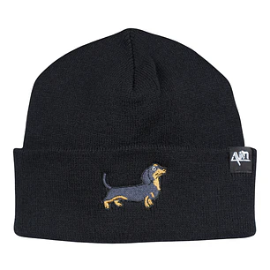 Gorro bordado con perro salchicha Dachshund 