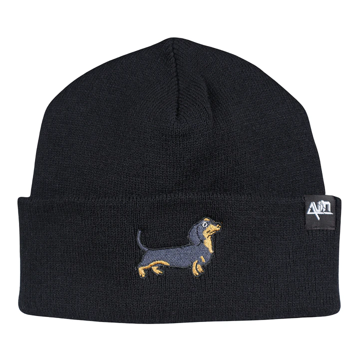 Gorro bordado con perro salchicha Dachshund  4