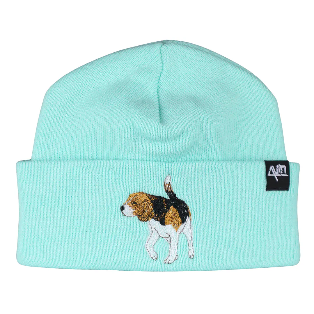 Gorro bordado con perro Beagle 6